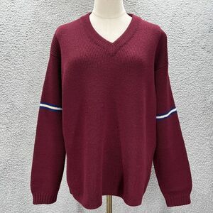 Vintage Obermeyer Sweater Classic Ski Wool Mens XL Color block Long‎ Sleeve